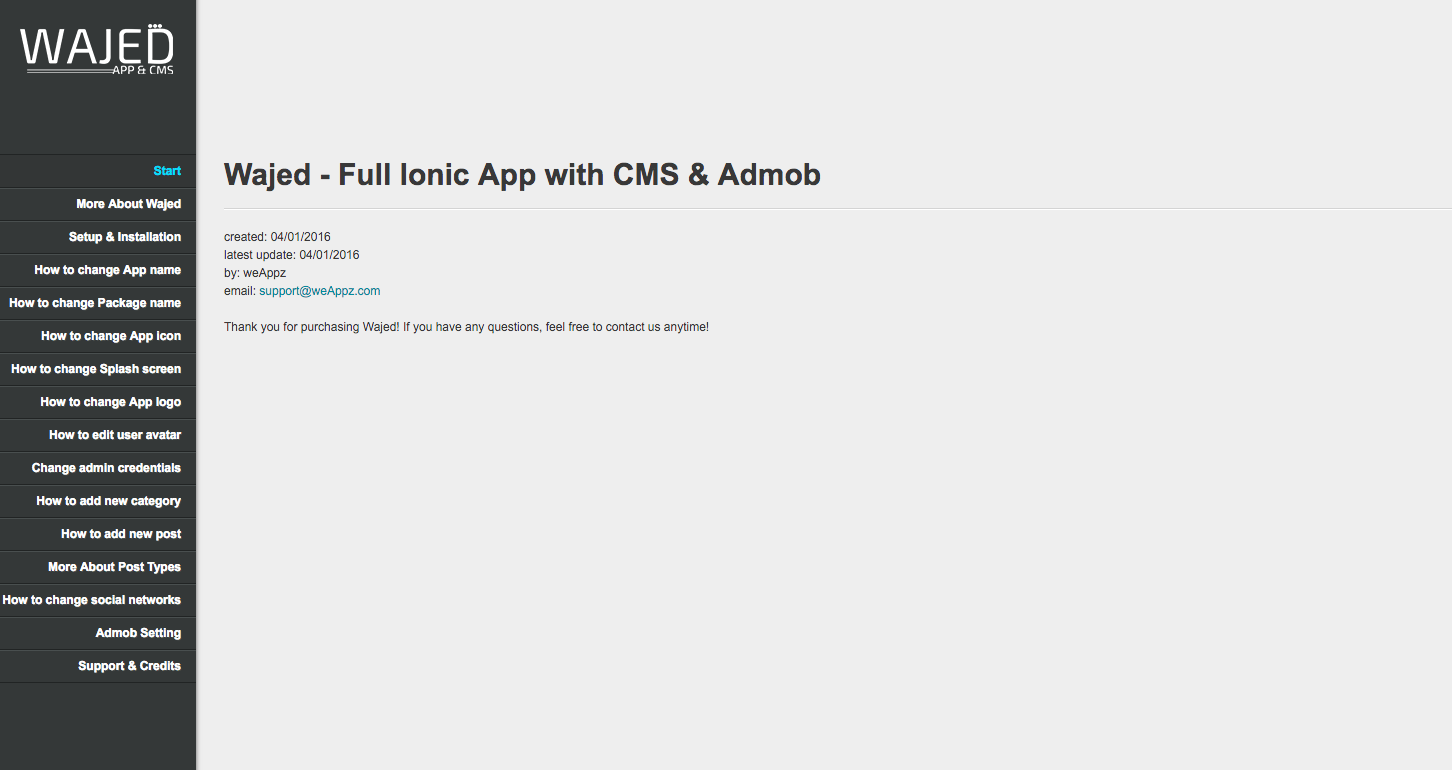 Wajed - Full Ionic App with CMS & Admob - 5
